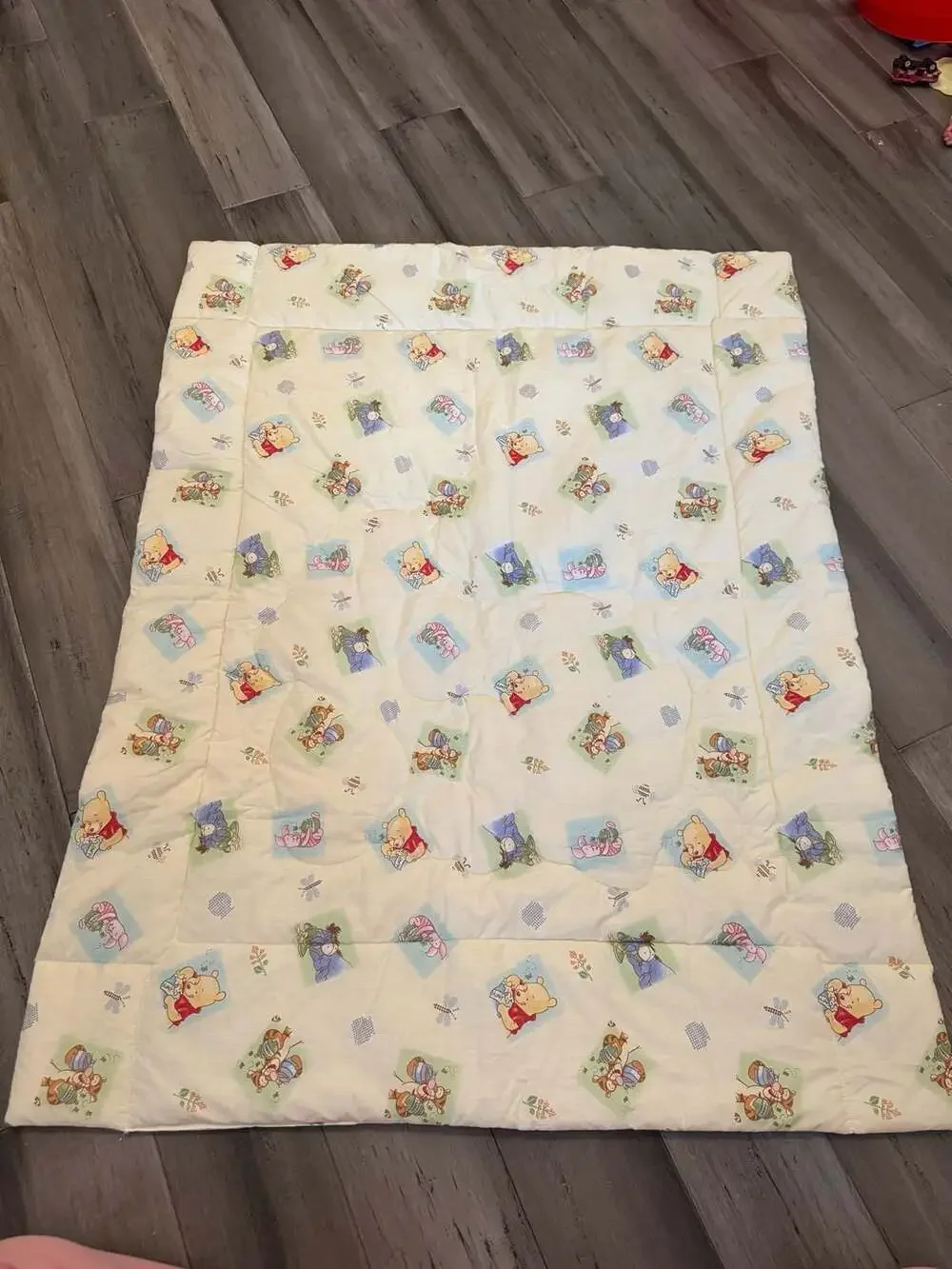 Disney Winnie the Pooh Tigger and Piglet Baby Quilt Crib Comforter Blanket